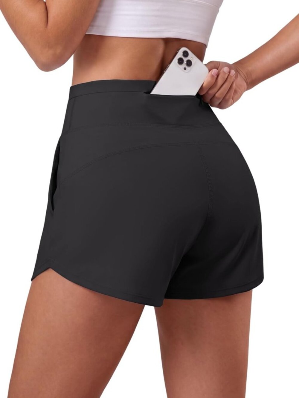 High-Waisted 3" Athletic Shorts for Women with Pockets - Comfortable & Stylish